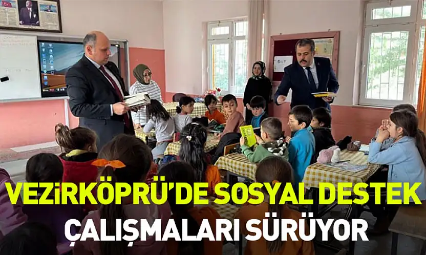Vezirköprü'de Sosyal Destek Çalışmaları Sürüyor
