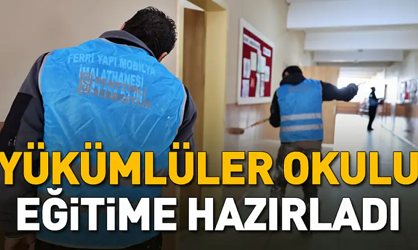 Yükümlüler sömestirde okulu eğitime hazırladı