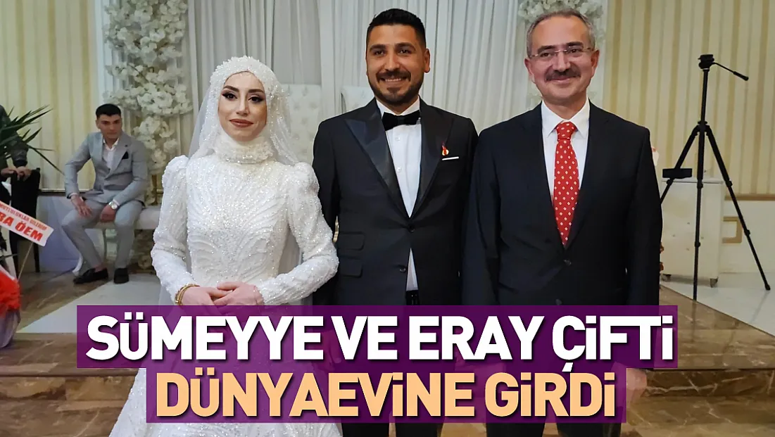 SÜMEYYE VE ERAY ÇİFTİ DÜNYAEVİNE GİRDİ
