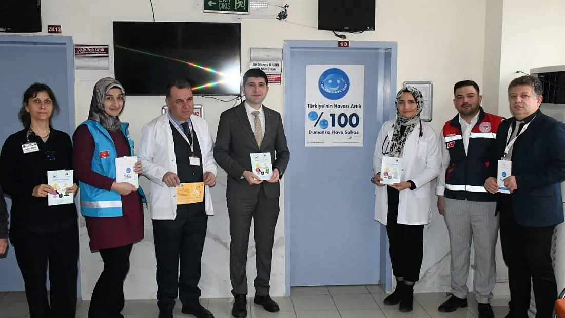 Alaçam’da sigara bırakma günü’nde poliklinik ziyareti