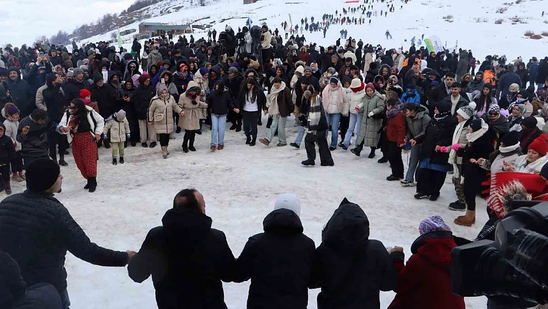 Argan Yaylasında kar festivali