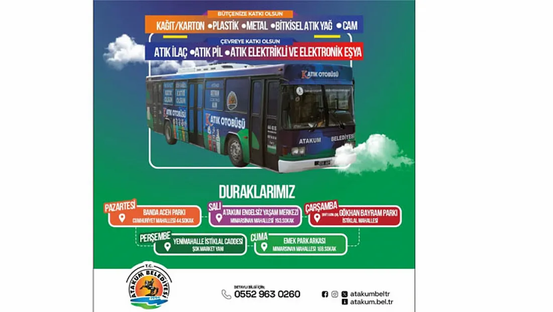 Atakum’da “Katık Otobüsü” hizmete başladı