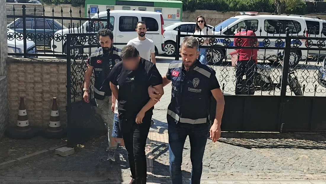 Bafra'da düzenlenen operasyonda 2 şüpheli gözaltına alındı