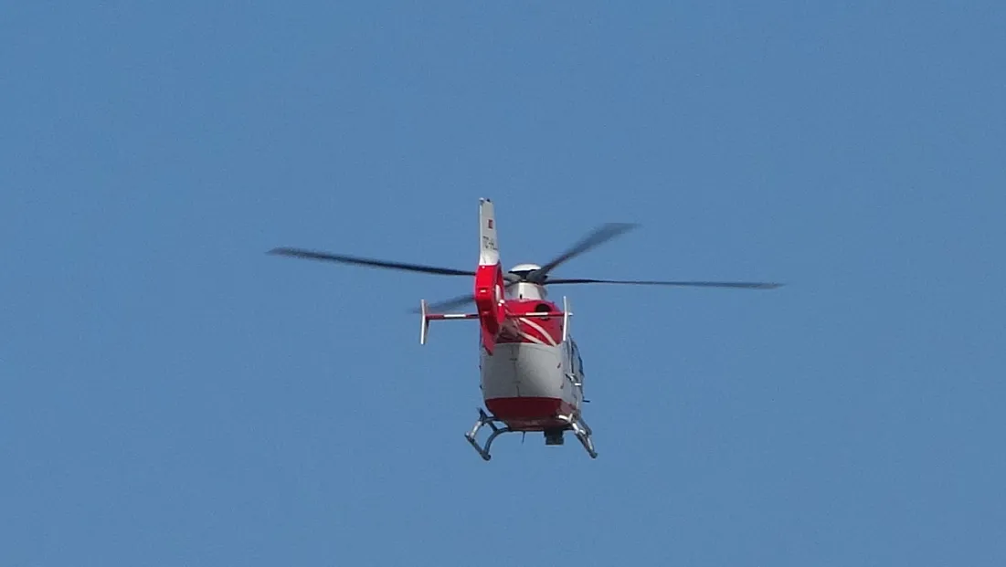 Bahçesaray’da rahatsızlanan hasta helikopterle van’a sevk edildi