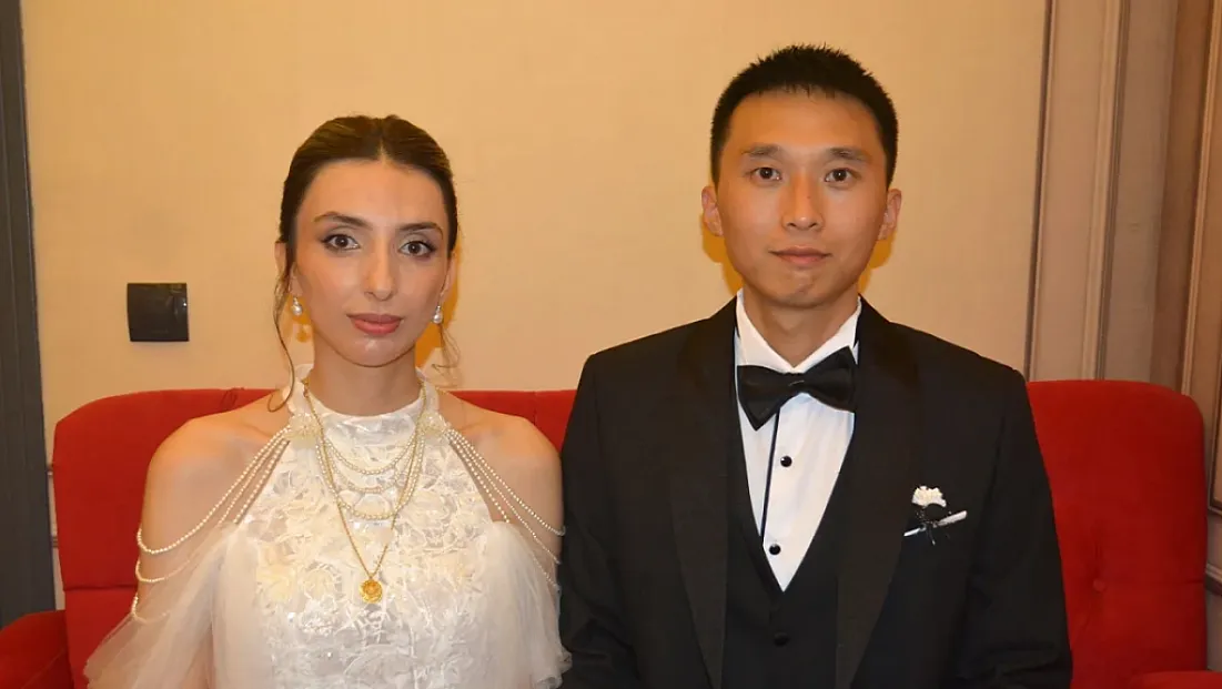 Çin'de başlayan aşk Ünye'de evlilikle taçlandı