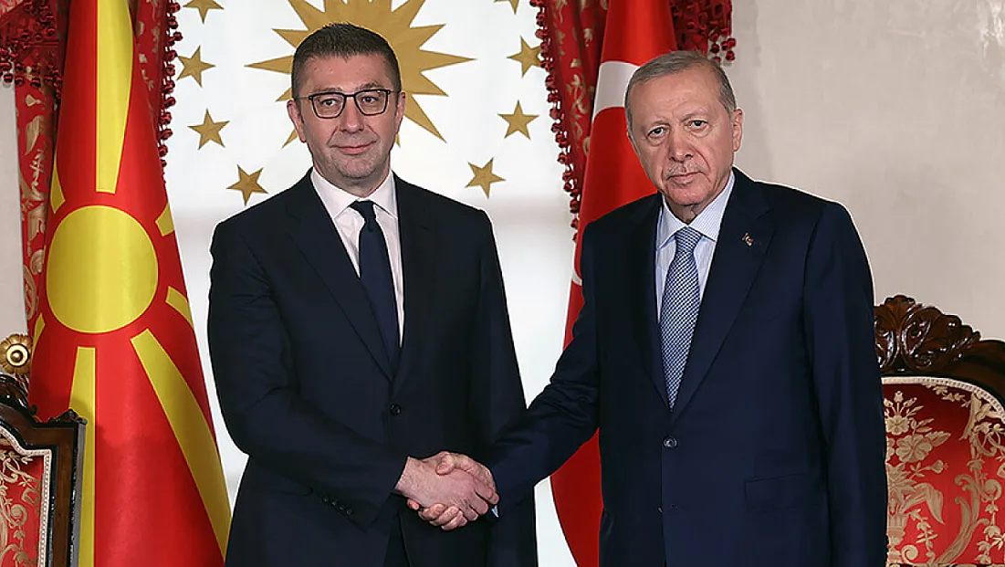 Cumhurbaşkanı Erdoğan, Kuzey Makedonya Başbakanı Mickoski ile görüştü
