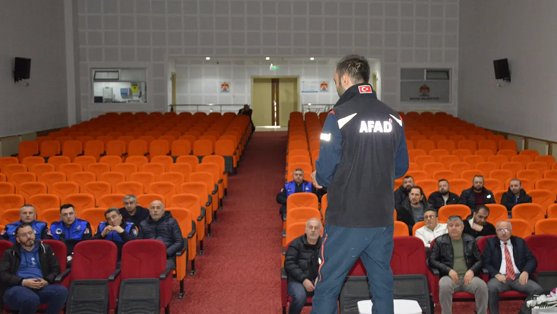 Havza Belediyesi Personeline Sivil Savunma Eğitimi