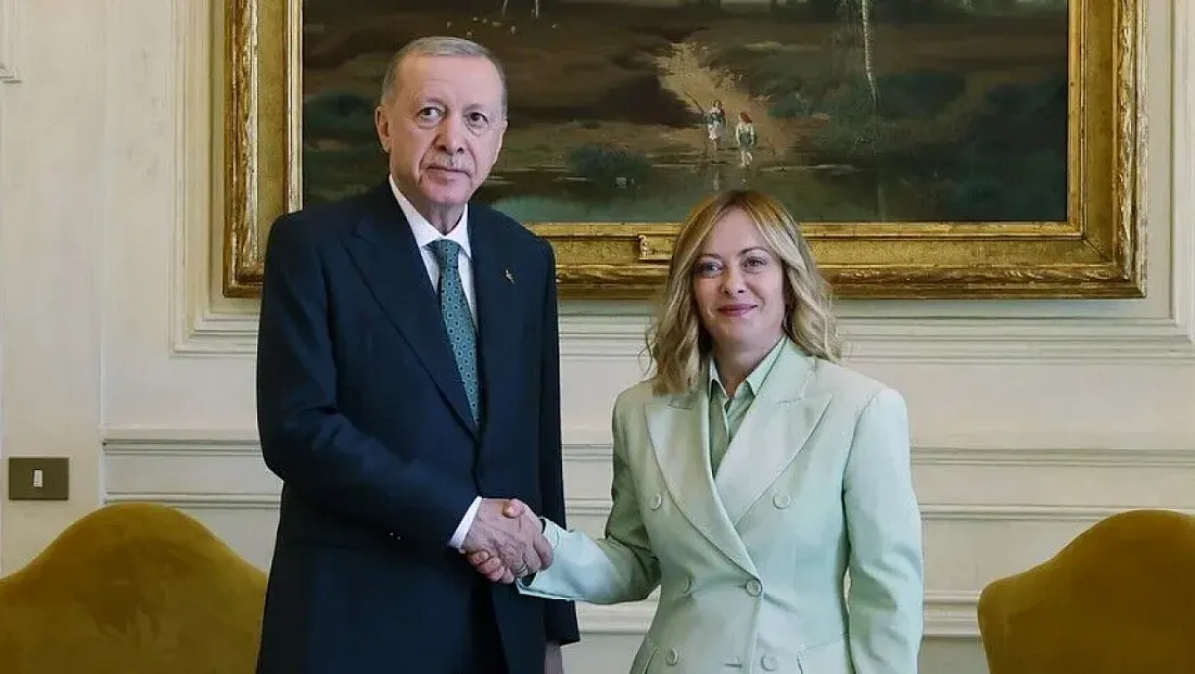 İtalya Başbakanı Meloni'den Cumhurbaşkanı Erdoğan'a teşekkür