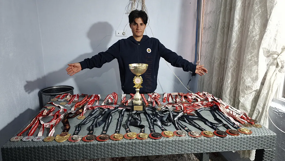 Köyde berivan, pistte şampiyon