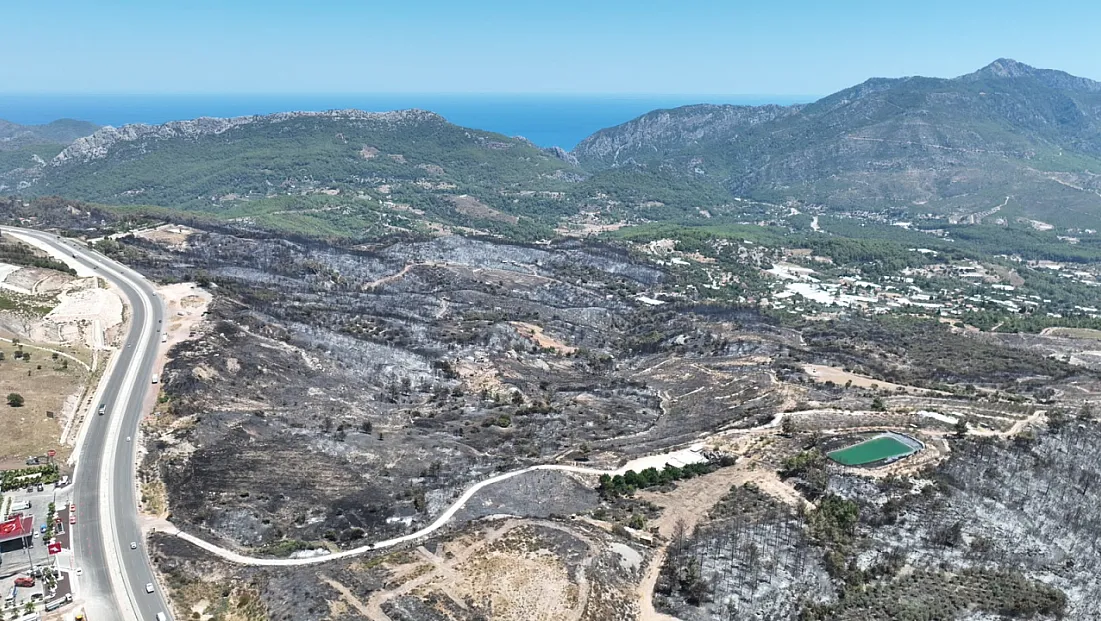 Kumluca'da yangının yaraları sarılıyor