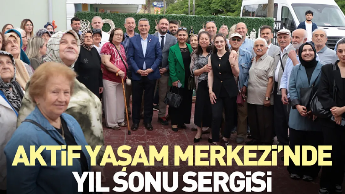 Aktif yaşam merkezi'nde yıl sonu sergisi