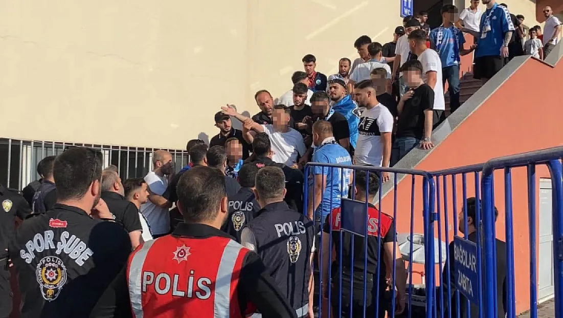 Amatör maçta ortalık karıştı