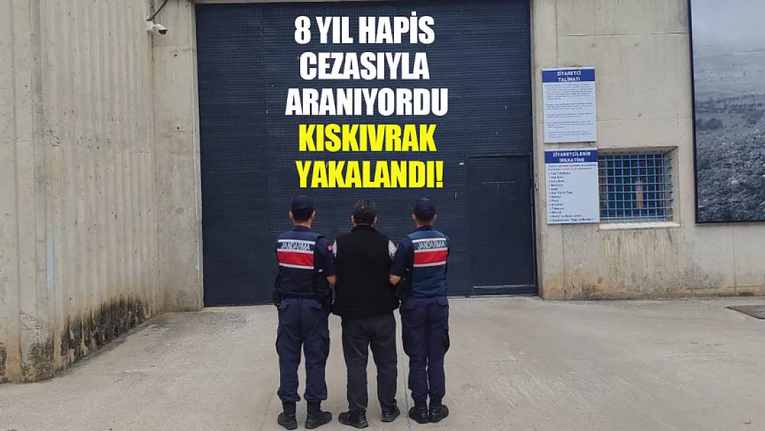 Bafra'da 8 yıl kesinleşmiş hapis cezası bulunan firari yakalandı