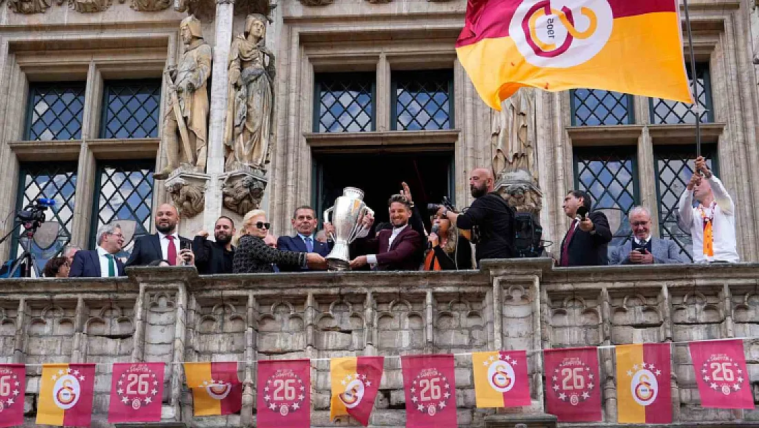 Galatasaray’ın 26. şampiyonluğunun coşkusu Belçika’da yaşandı