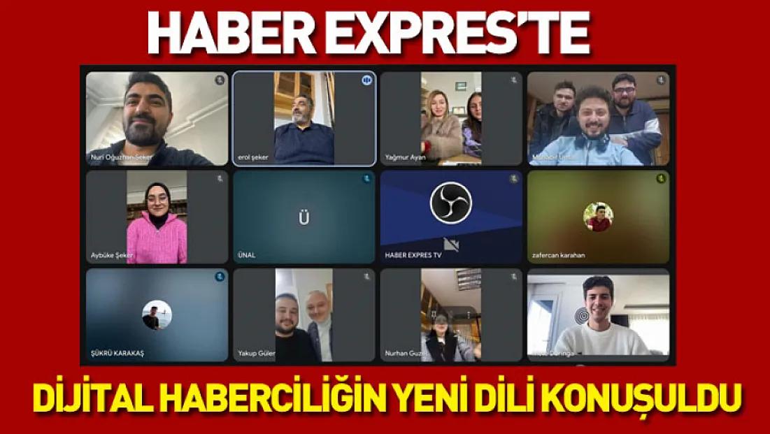 Haber Expres’te dijital haberciliğin yeni dili konuşuldu