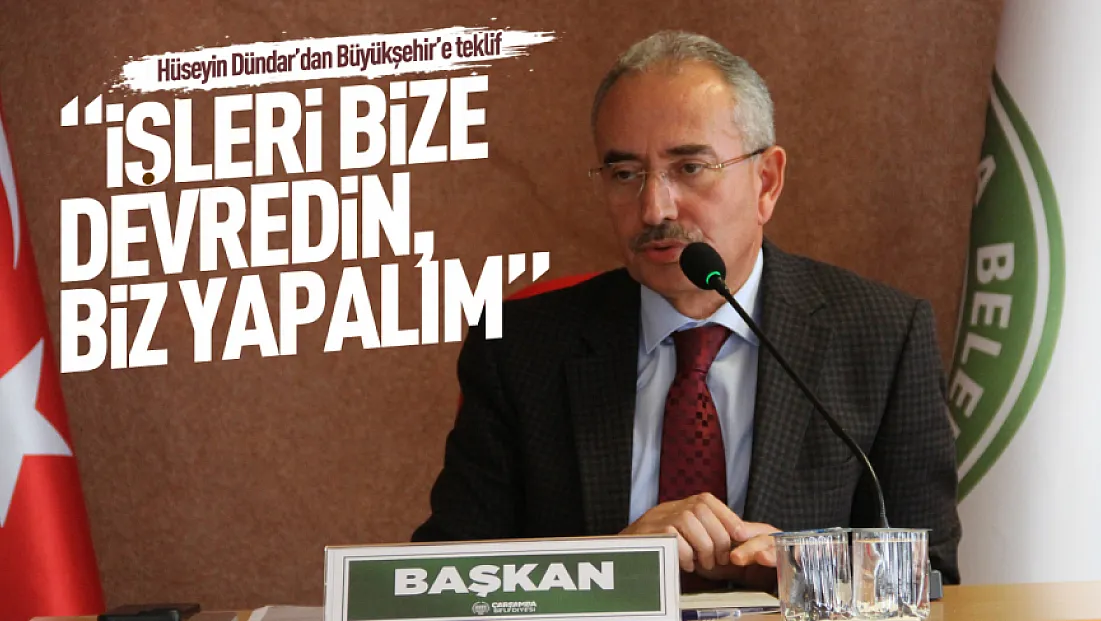 Hüseyin Dündar: 'Altyapı çalışmaları planlı ve koordineli yürütülmüyor'