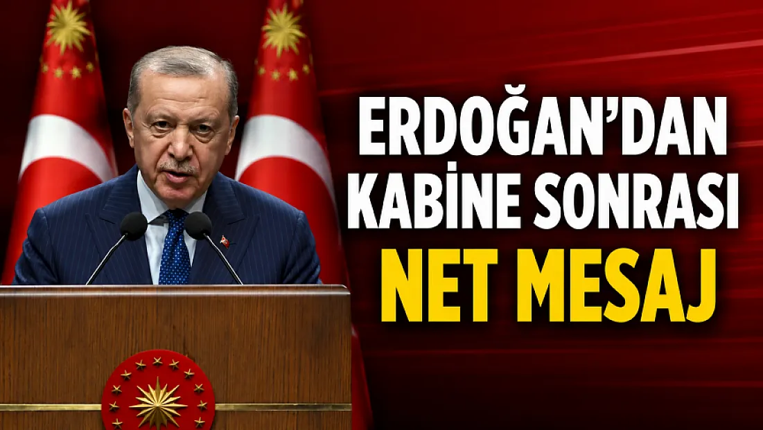 Kabine Toplantısı Sonrası Cumhurbaşkanı Erdoğan’dan Sert Tepki