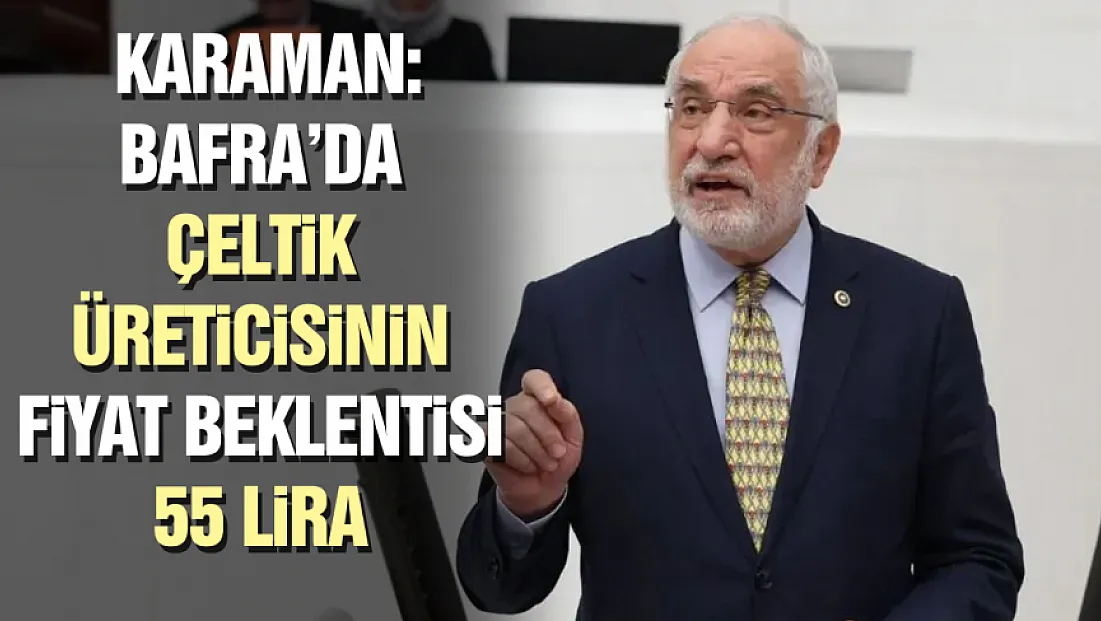 Karaman’dan çeltik üreticileri için 55 TL çağrısı