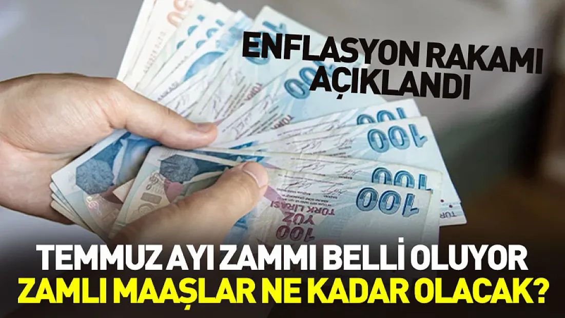 Mayıs ayı enflasyonu açıklandı.. Temmuz ayında maaşlara ne kadar zam gelecek?