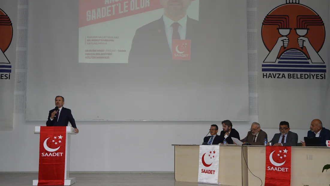 Saadet Partisi Havza İlçe Başkanlığına Saffet Ergin seçildi