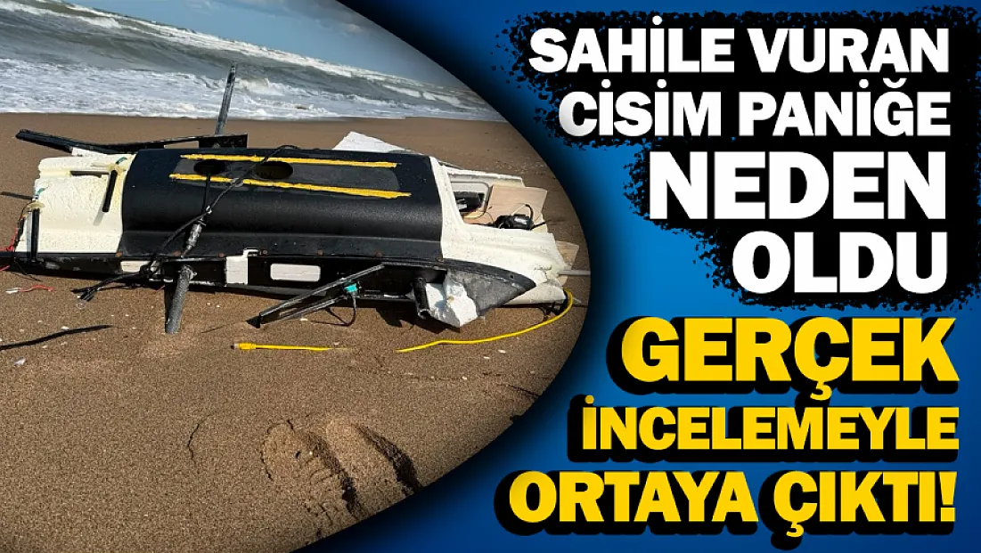 Sakarya'da sahile vuran şüpheli cisim alarmı: İHA parçası çıktı!