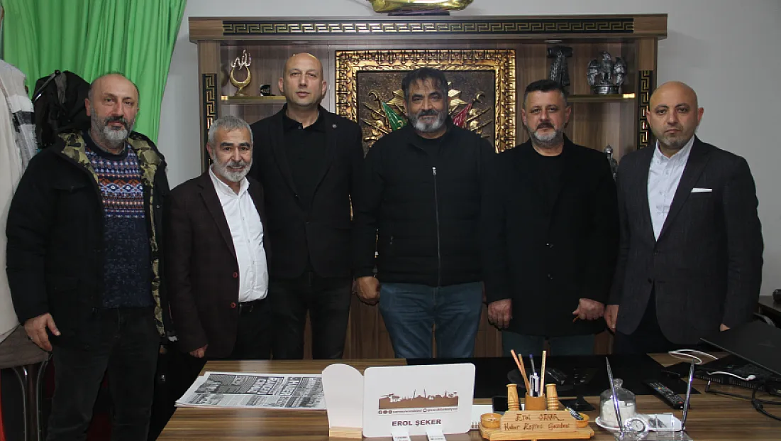 Salıpazarı Oda başkanlarından Gazeteci Şeker'e ziyaret