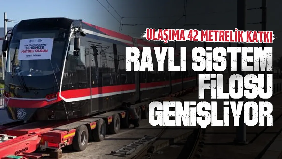 Samsun’a 12 yeni tramvaydan dördüncüsü geldi
