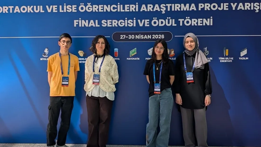 Samsun Atakum BİLSEM öğrencileri Regeneron ISEF yolunda