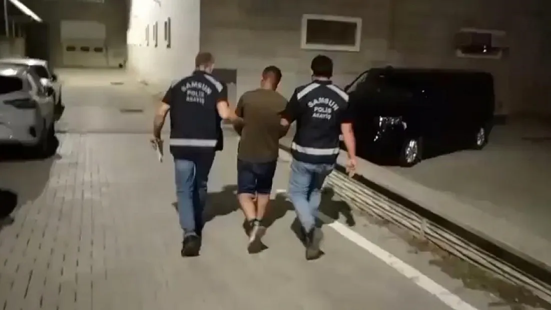 Samsun canik'te firari hükümlü operasyonu