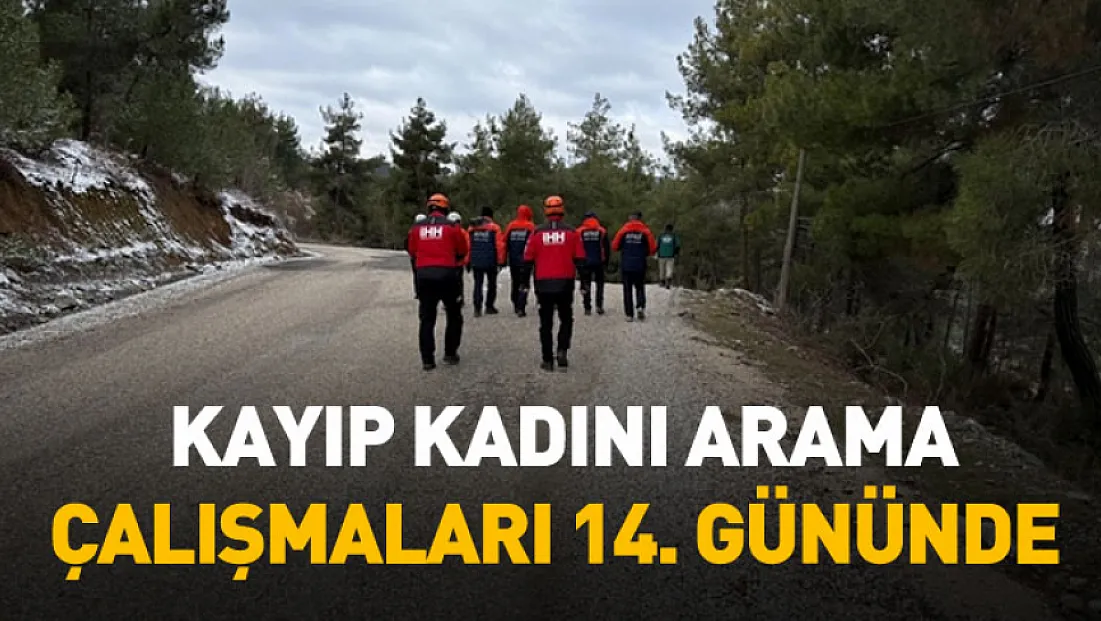 Samsun’da kayıp kadını arama çalışmaları 14. gününde