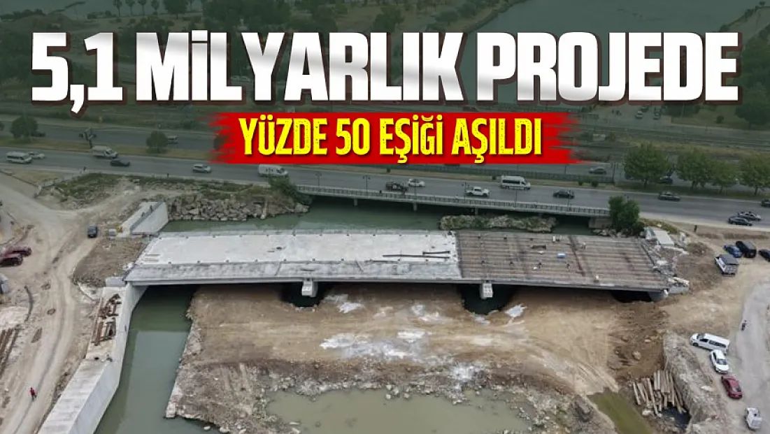 Samsun'da taşkın riskine karşı 5 milyarlık Mert Irmağı Islah Projesi'nin yüzde 50'si tamam