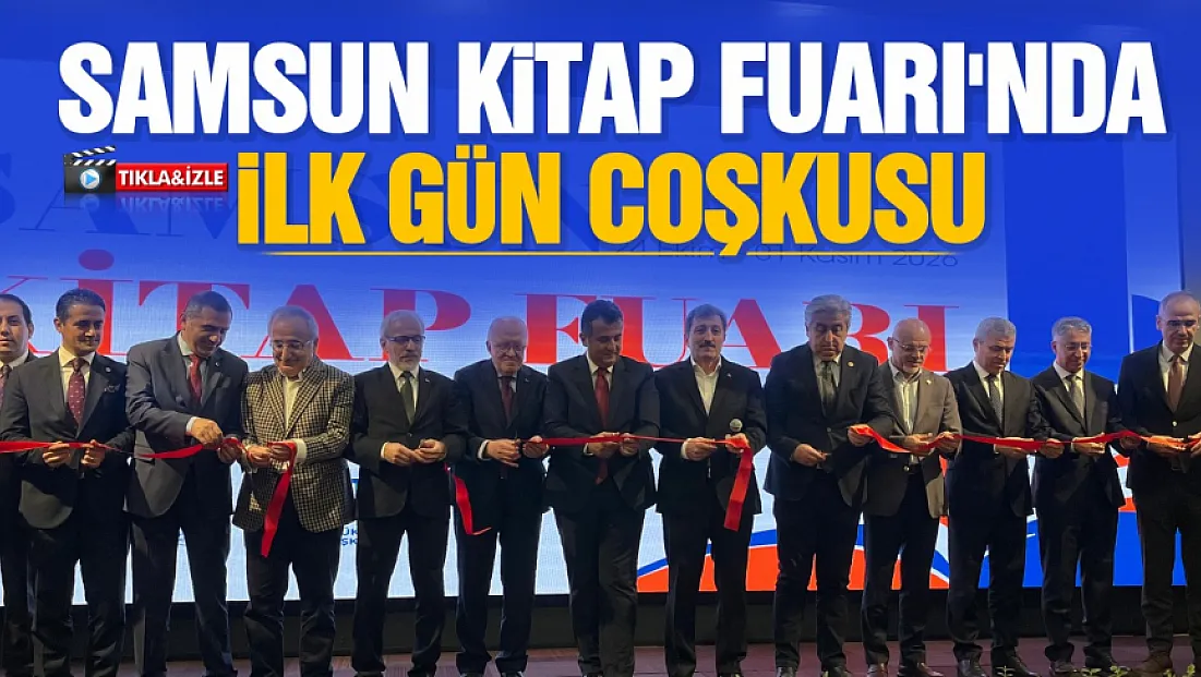 Samsun Kitap Fuarı kapılarını açtı: 'Gençleri esaretten kurtaracak bir şölen'
