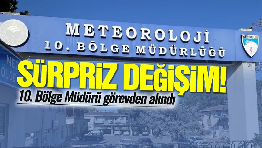Samsun meteoroloji'de sürpriz değişim! 10. Bölge Müdürü görevden alındı