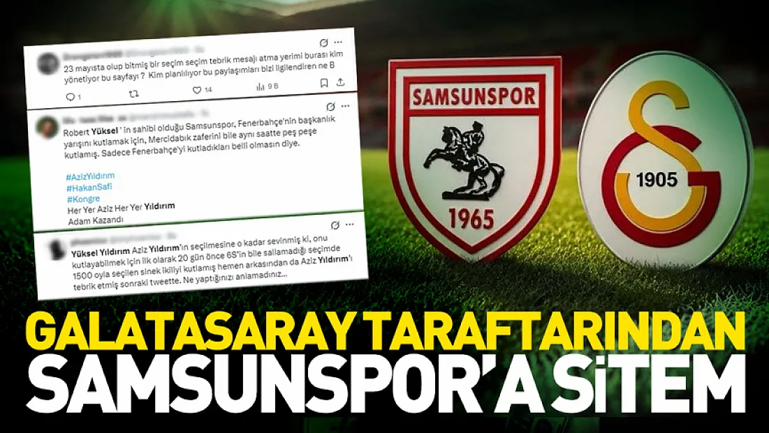 Samsunspor’dan 3 kulübe tebrik mesajı!