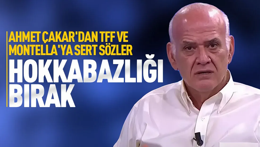 Türk futbolundaki hakem krizine Ahmet Çakar'dan sert tepki