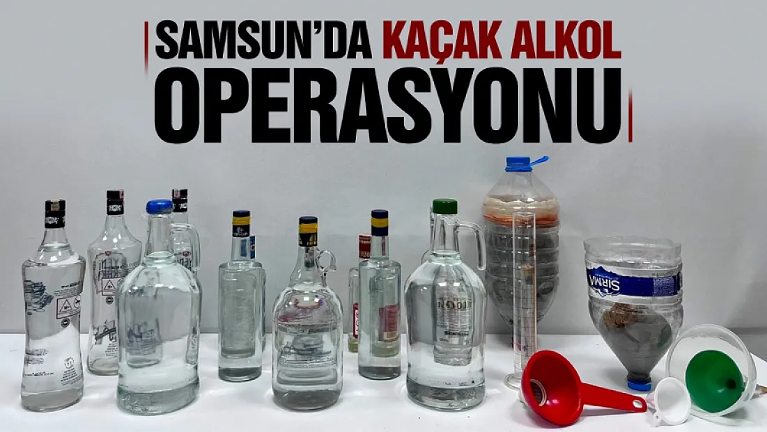 Yakakent'te kilolarca kaçak alkol ve imalat düzeneği yakalandı