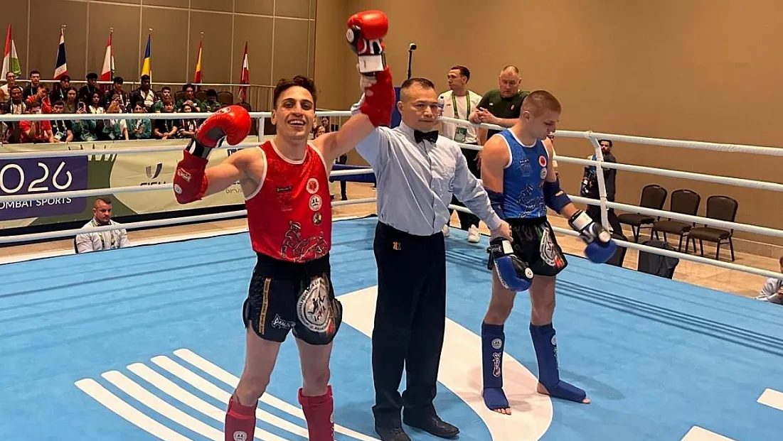 OMÜ'lü sporcudan Türkiye'ye altın madalya