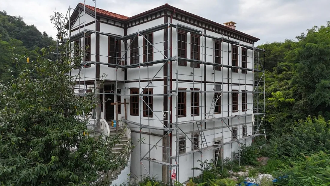 Ordu'daki Cevat Bey Konağı'nda restorasyonda sona gelindi