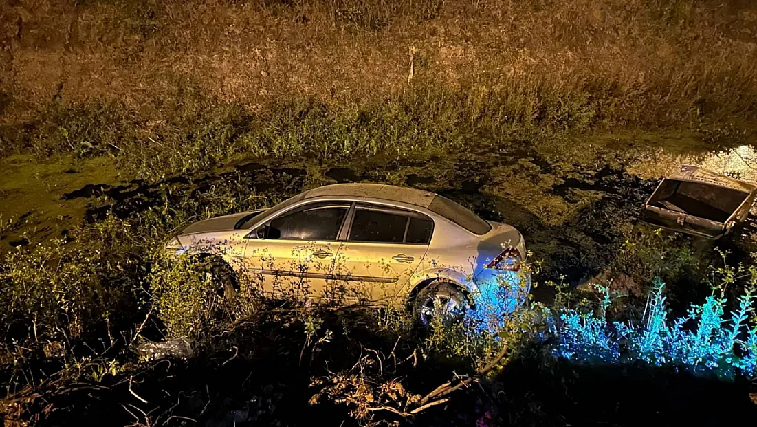Samsun Çarşamba'da otomobil tarlaya uçtu: 1 yaralı