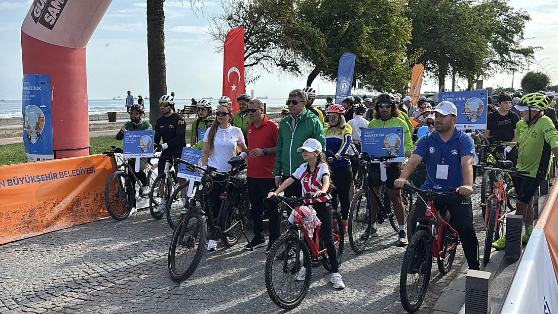 Samsun'da bisiklet sürüşü ve yürüyüş etkinliği