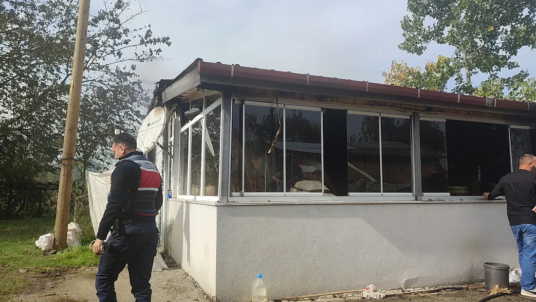Samsun'da çıkan yangında müstakil ev kullanılamaz hale geldi
