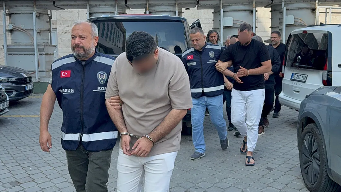 Samsun'da tefecilik operasyonunda 4 şüpheliye adli kontrol