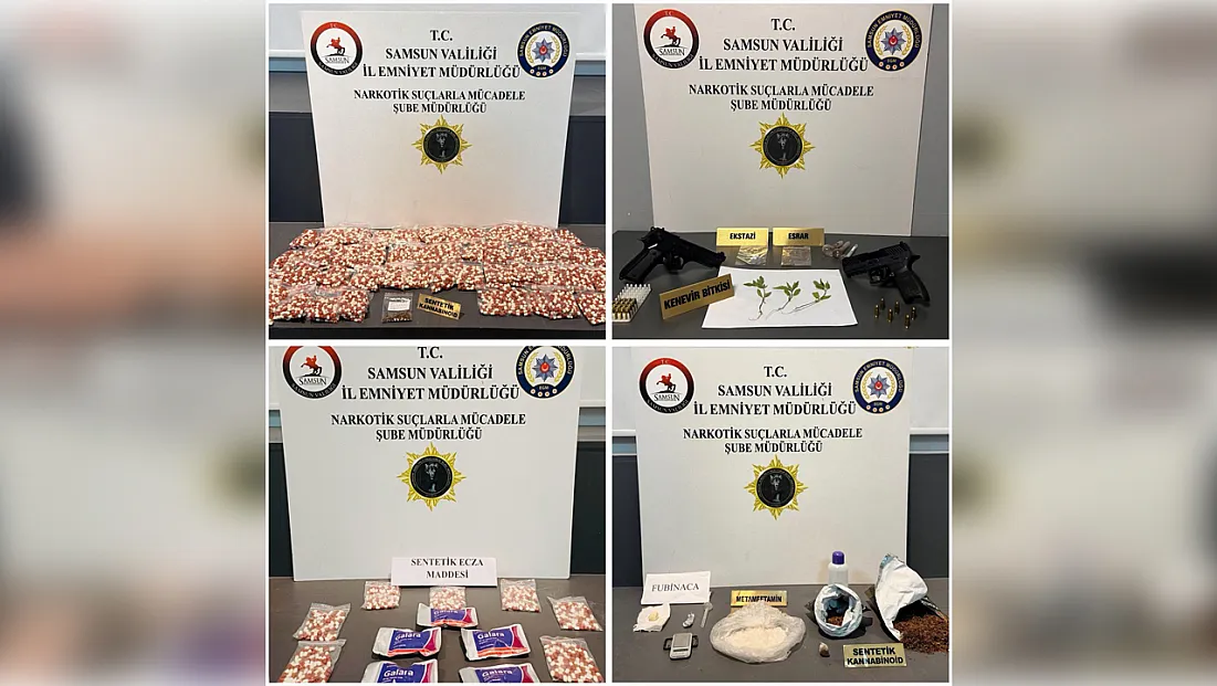 Samsun’da Uyuşturucu Operasyonunda 10 Gözaltı