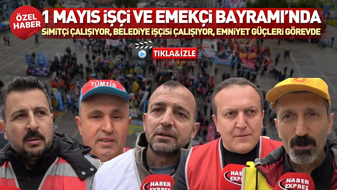 1 Mayıs'ta Samsun'da Emekçiler Dertlerini Anlattı