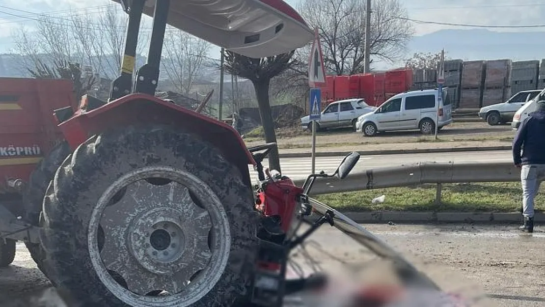 Traktör kazası can aldı