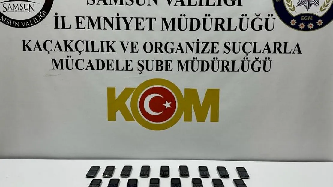 Gümrük kaçağı cep telefonu ele geçirildi