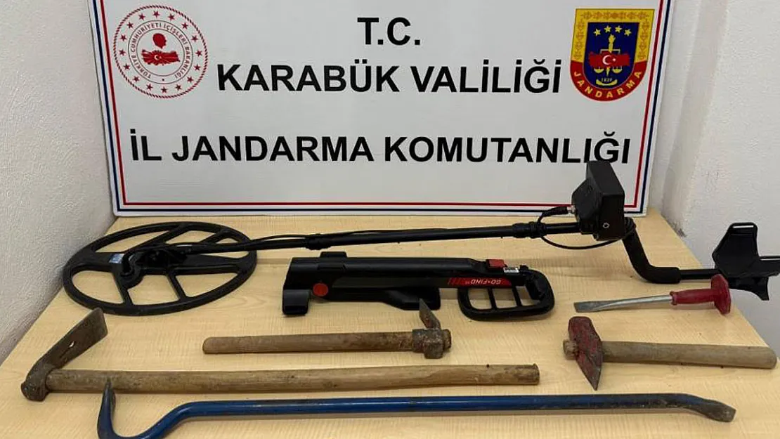 İzinsiz kazıya suçüstü