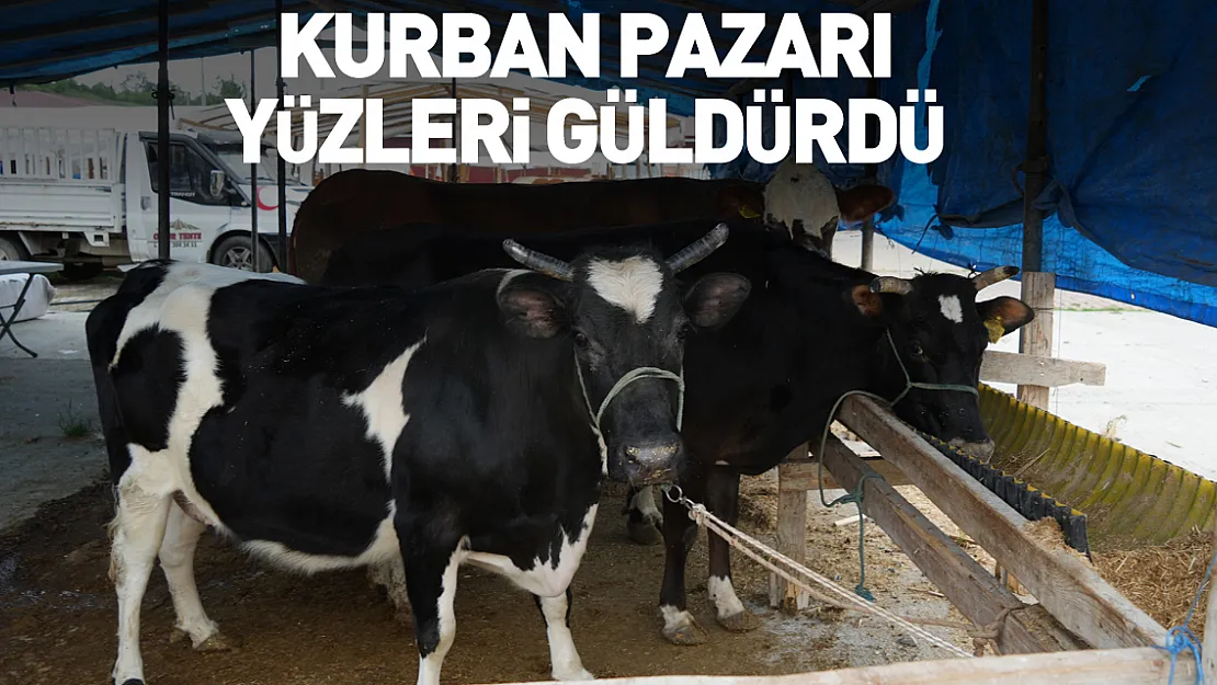 Kurban pazarı yüzleri güldürdü