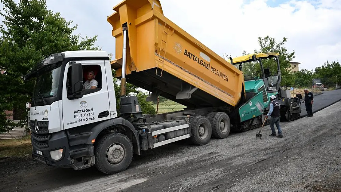 Battalgazi Belediyesin'den asfaltlama çalışması