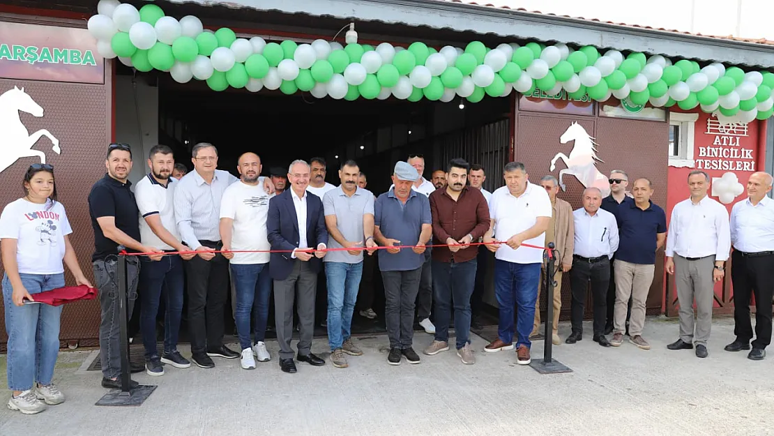 Çarşamba'da At Bakım Merkezi hizmete açıldı